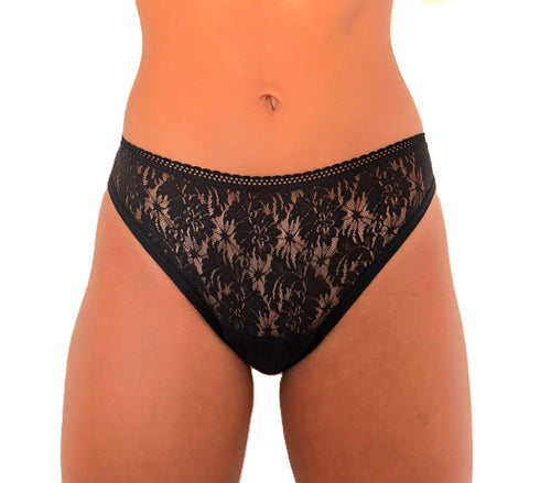 Culotte menstruelle dentelle Terry  - Made in France 🇫🇷