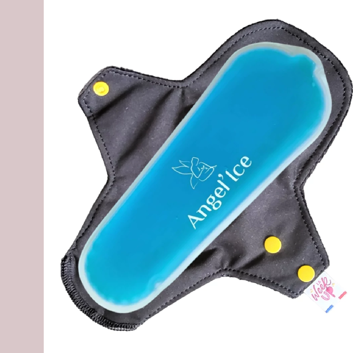 Serviette enveloppe pour poche bain dérivatif - Made in France