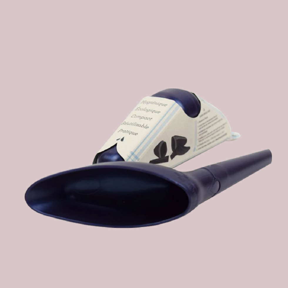 Urinoir Portable Femme Réutilisable - Léger, Facile à Nettoyer, Pour Camping, Randonnée, Ski